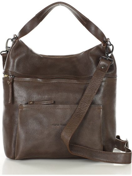MARCO MAZZINI ČOKOLÁDOVĚ HNĚDÁ CROSSBODY KABELKA