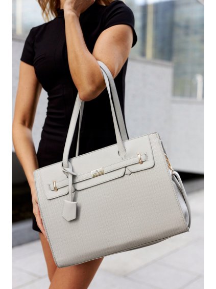 PETERSON ŠEDÁ STYLOVÁ SHOPPER KABELKA