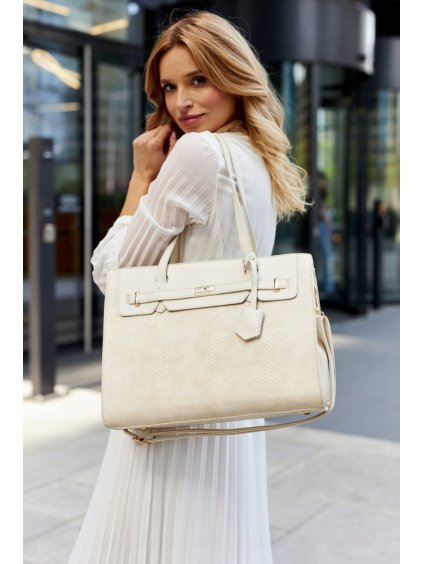 PETERSON BÉŽOVÁ STYLOVÁ SHOPPER KABELKA