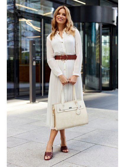PETERSON BÉŽOVÁ STYLOVÁ SHOPPER KABELKA
