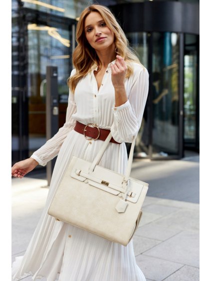 PETERSON BÉŽOVÁ STYLOVÁ SHOPPER KABELKA