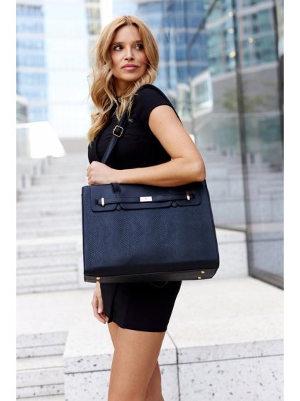 PETERSON ČERNÁ STYLOVÁ SHOPPER KABELKA