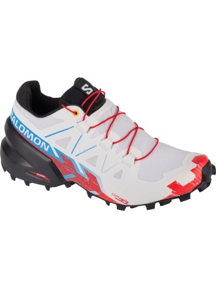 BÍLÉ TREKOVÉ BOTY  SALOMON SPEEDCROSS 6 W (Velikost 38)