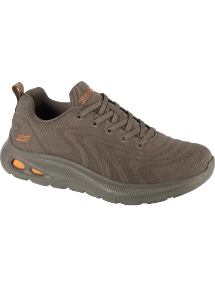 KHAKI PÁNSKÉ TENISKY SKECHERS BOBS UNITY - SLEEK REVIVE