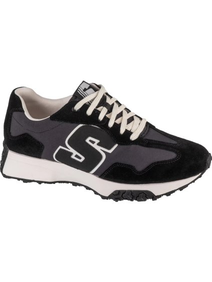 ČERNÉ PÁNSKÉ STYLOVÉ TENISKY SKECHERS UPPER CUT NEO JOGGER - LANTIS (Velikost 40)