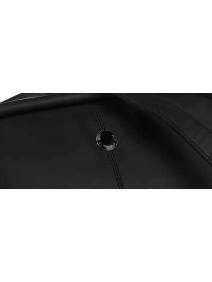 PETERSON ČERNÁ KOŽENÁ CROSSBODY KABELKA