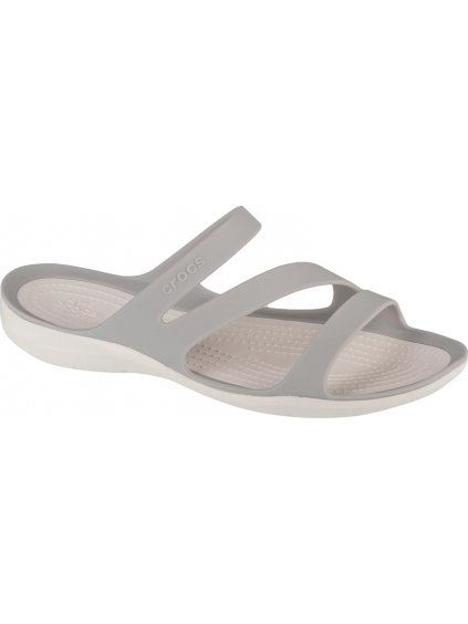 ŠEDÉ DÁMSKÉ NAZOUVÁKY CROCS W SWIFTWATER SANDALS (Velikost 36/37)