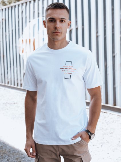 BÍLÉ PÁNSKÉ OVERSIZE TRIČKO