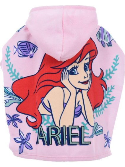 SVĚTLE RŮŽOVÉ DÍVČÍ PLÁŽOVÉ PONČO THE LITTLE MERMAID
