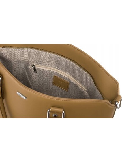 ROVICKY TMAVĚ BÉŽOVÁ PROSTORNÁ SHOPPER KABELKA