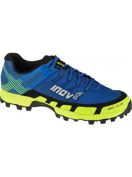 MODRÉ DÁMSKÉ BĚŽECKÉ BOTY INOV-8 MUDCLAW 300 (Velikost 37,5)
