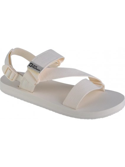SMETANOVÉ DÁMSKÉ SANDÁLY JACK WOLFSKIN URBAN ENTDECKUNG BELT SANDAL W (Velikost 36)