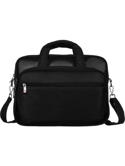 PETERSON ČERNÁ PRAKTICKÁ TAŠKA NA NOTEBOOK DO 15 PALCŮ (Velikost ONE SIZE)