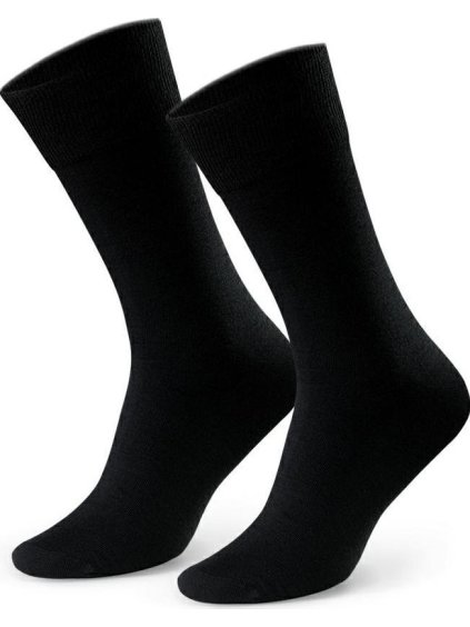 ČERNÉ PÁNSKÉ MERINO PONOŽKY ART.130