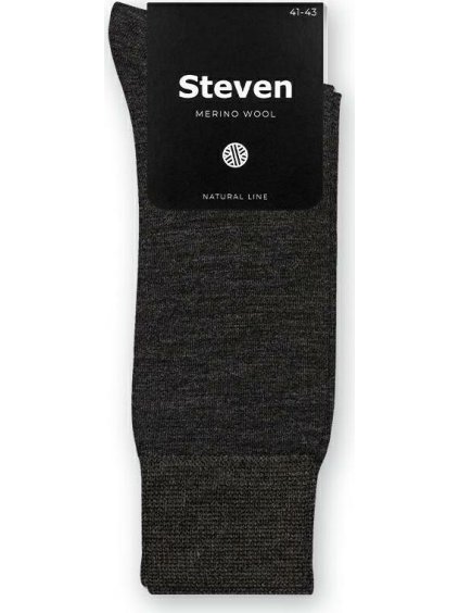 TMAVĚ ŠEDÉ PÁNSKÉ MERINO PONOŽKY ART.130