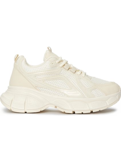 SMETANOVÉ SNEAKERSY NA HRUBÉ PODRÁŽCE (Velikost 36)