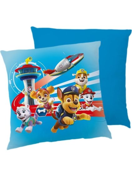 MODRÝ DĚTSKÝ POLŠTÁŘ NICKELODEON - PAW PATROL