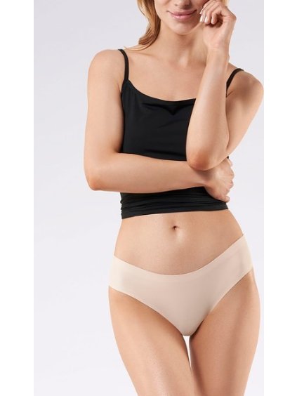 DÁMSKÉ BEZEŠVÉ BRAZILKY JULIMEX PANTY BRASIL (Velikost XL, Barva béžová)
