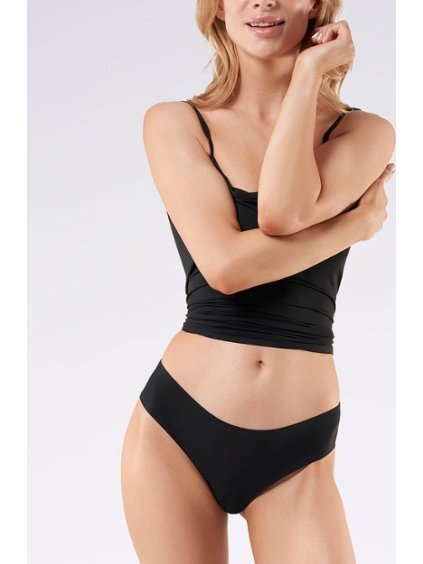 DÁMSKÉ BEZEŠVÉ BRAZILKY JULIMEX PANTY BRASIL (Velikost XL, Barva béžová)