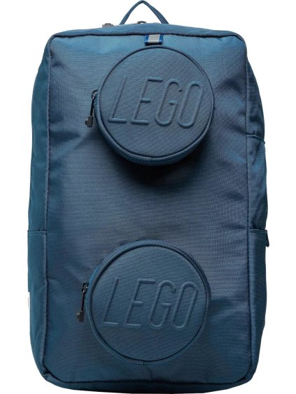 TMAVĚ MODRÝ BATOH LEGO BRICK 1X2 BACKPACK