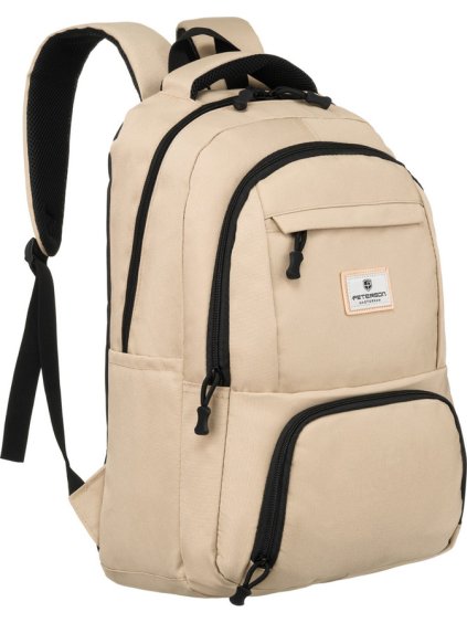 PETERSON BÉŽOVÝ SPORTOVNÍ BATOH S PROSTOREM PRO NOTEBOOK