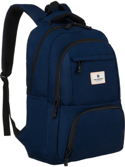 PETERSON TMAVĚ MODRÝ SPORTOVNÍ BATOH S PROSTOREM PRO NOTEBOOK (Velikost ONE SIZE)