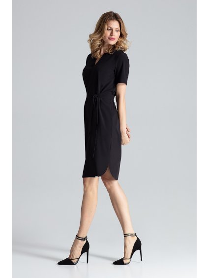 ČERNÉ KRÁTKÉ ŠATY M669 BLACK