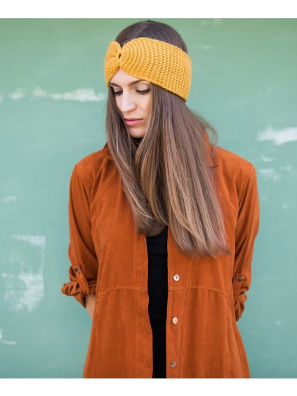 PLETENÁ DÁMSKÁ ČELENKA PAULA ART OF POLO (Barva beige, Velikost ONE SIZE)