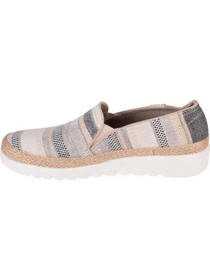 VZOROVANÉ DÁMSKÉ ESPADRILKY SKECHERS FLEXPADRILLE HI - SERENE HEIGHTS