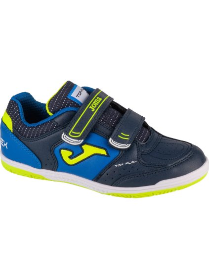 MODRO-ŽLUTÉ CHLAPECKÉ SPORTOVNÍ TENISKY JOMA TOP FLEX JR 2403 IN