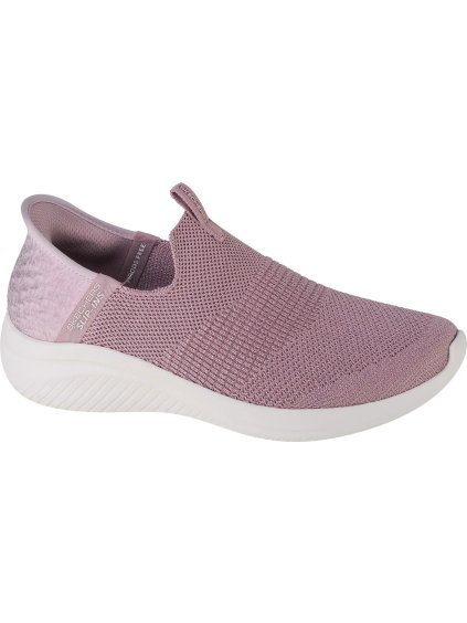 RŮŽOVÉ DÁMSKÉ TENISKY SKECHERS SLIP-INS ULTRA FLEX 3.0 SMOOTH STEP