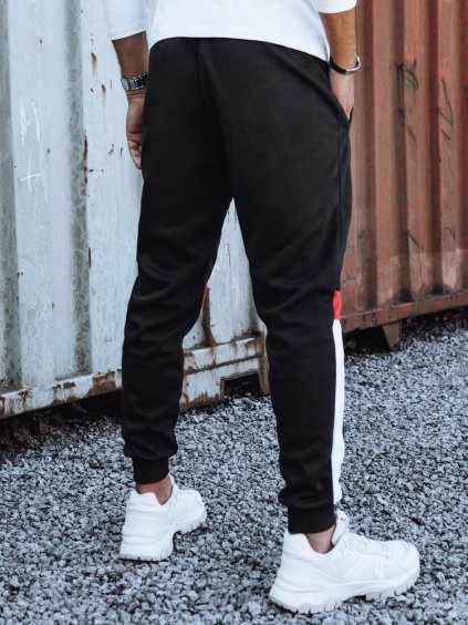 ČERNÉ PÁNSKÉ TEPLÁKY SE STAHOVACÍ ŠŇŮRKOU (Velikost M)
