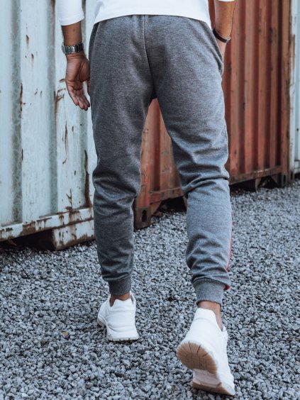 TMAVĚ ŠEDÉ PÁNSKÉ TEPLÁKY SE STAHOVACÍ ŠŇŮRKOU (Velikost M)