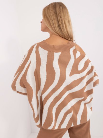 DÁMSKÝ OVERSIZE SVETR SE ZVÍŘECÍM MOTIVEM (Velikost ONE SIZE)