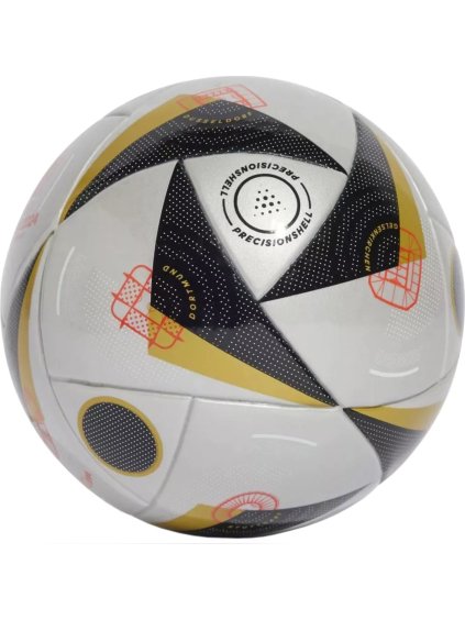STŘÍBRNO-ČERNÝ FOTBALOVÝ MÍČ ADIDAS FUSSBALLLIEBE FINALE EURO 2024 MINI BALL