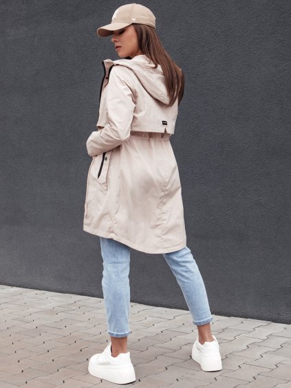 SVĚTLE BÉŽOVÁ DÁMSKÁ PARKA GLAMJACKET