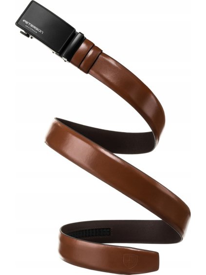 PETERSON HNĚDÝ ELEGANTNÍ OPASEK PRO PÁNY