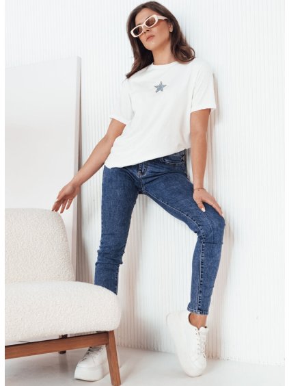 (VEL. 38) MODRÉ DÁMSKÉ SKINNY DŽÍNY MABRAN