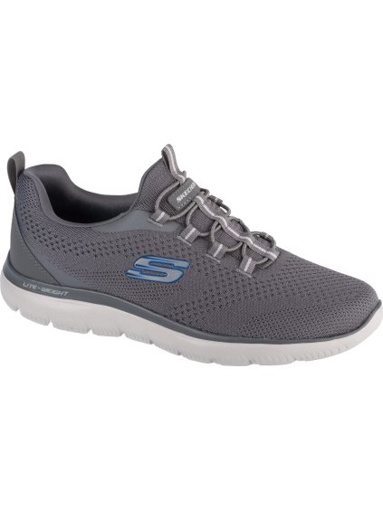 ŠEDÉ PÁNSKÉ TENISKY SKECHERS SUMMITS - TALLO