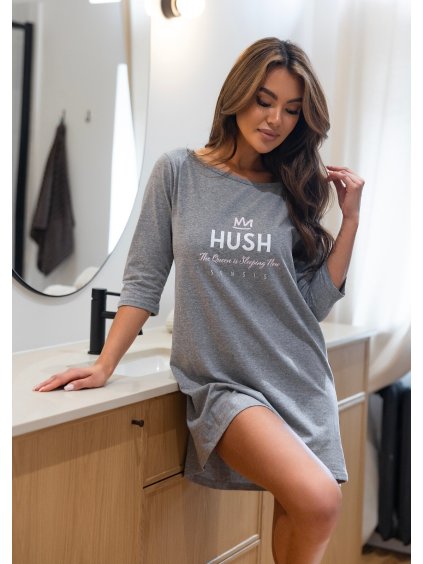 ŠEDÁ NOČNÍ KOŠILKA SENSIS HUSH