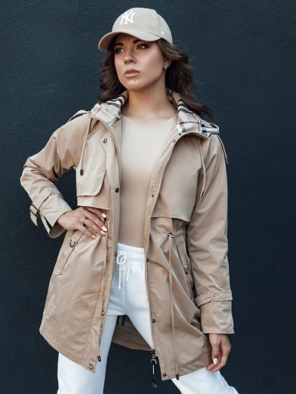 DÁMSKÁ BÉŽOVÁ PARKA FASHLOVE
