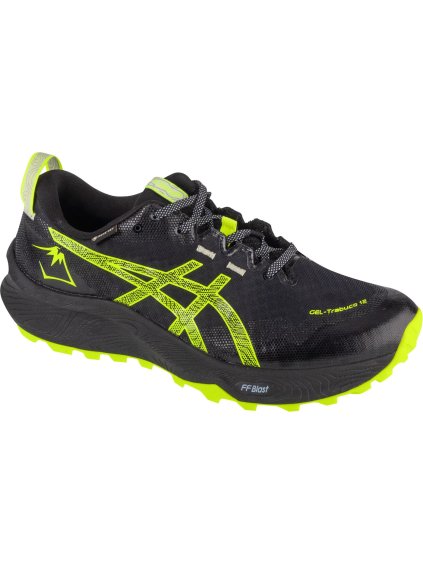 ČERNÉ PÁNSKÉ TRAILOVÉ BOTY ASICS GEL-TRABUCO 12 GTX (Velikost 40,5)