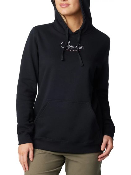 ČERNÁ DÁMSKÁ MIKINA COLUMBIA TREK GRAPHIC TREATMENT HOODIE (Velikost L)