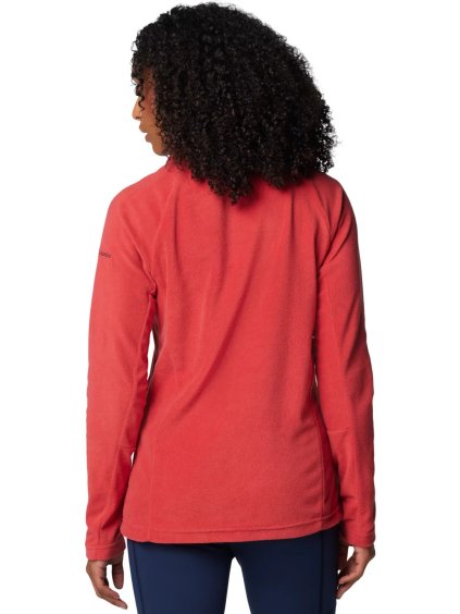 ČERVENÁ DÁMSKÁ FLEECOVÁ MIKINA COLUMBIA GLACIAL IV HALF ZIP FLEECE
