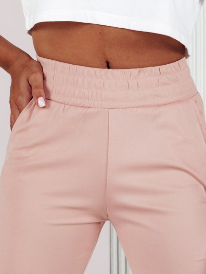 DÁMSKÉ SVĚTLE RŮŽOVÉ TEPLÁKY FASHIONCORE