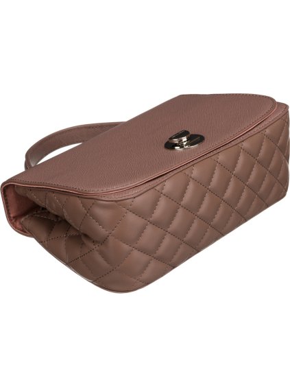 DAVID JONES BÉŽOVÁ CROSSBODY KABELKA S PROŠÍVANÝMI BOČNÍMI STRANAMI