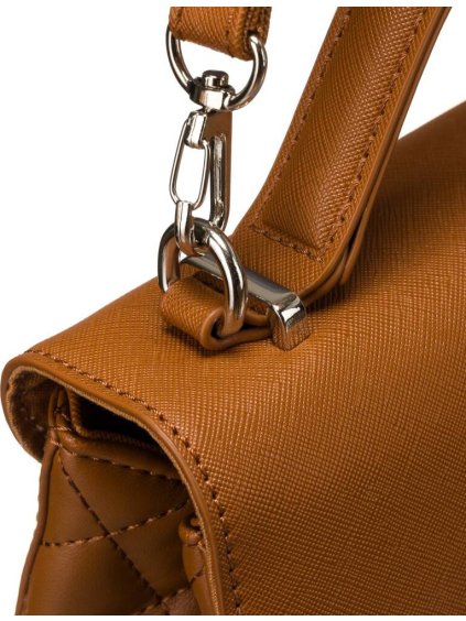 DAVID JONES KARAMELOVÁ CROSSBODY KABELKA S PROŠÍVANÝMI BOČNÍMI STRANAMI