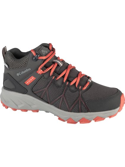 TMAVĚ ŠEDÉ DÁMSKÉ KOTNÍKOVÉ TURISTICKÉ BOTY COLUMBIA PEAKFREAK II MID OUTDRY