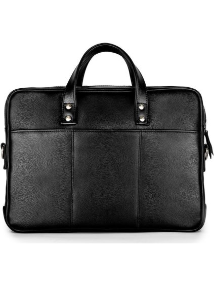 KOŽENÁ ČERNÁ TAŠKA (Velikost ONE SIZE)