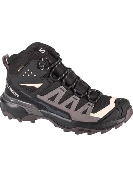 ČERNÉ DÁMSKÉ TURISTICKÉ BOTY SALOMON X ULTRA 360 MID GTX W (Velikost 37 1/3)